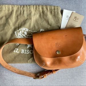 Il Bisonte belt bag parione in cowhide leather